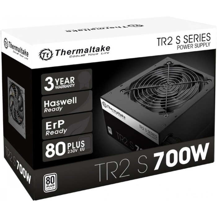 Блок питания Thermaltake ATX 700W TR2 S, 80+, 120mm, RTL