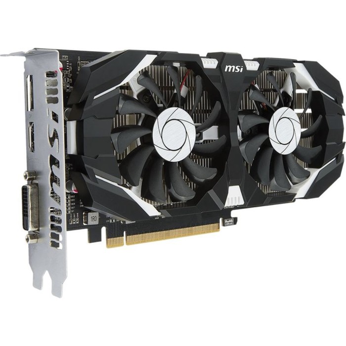 Видеокарта MSI GeForce GTX 1050 (2GT OCV1) 2G,128bit,GDDR5,1404/7008,DVI,HDMI,DP