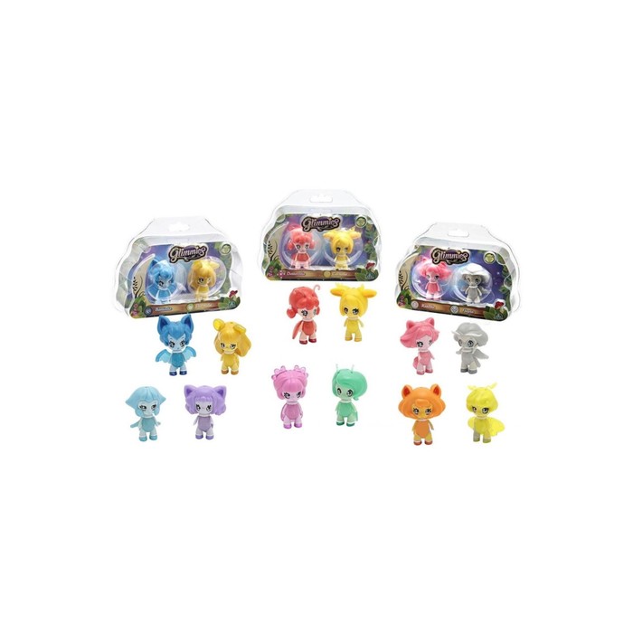 Куклы в блистере Glimmies, МИКС, 2 шт.