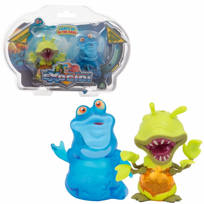 Фигурки в блистере Exogini "Бла и Слагги", 2 шт.