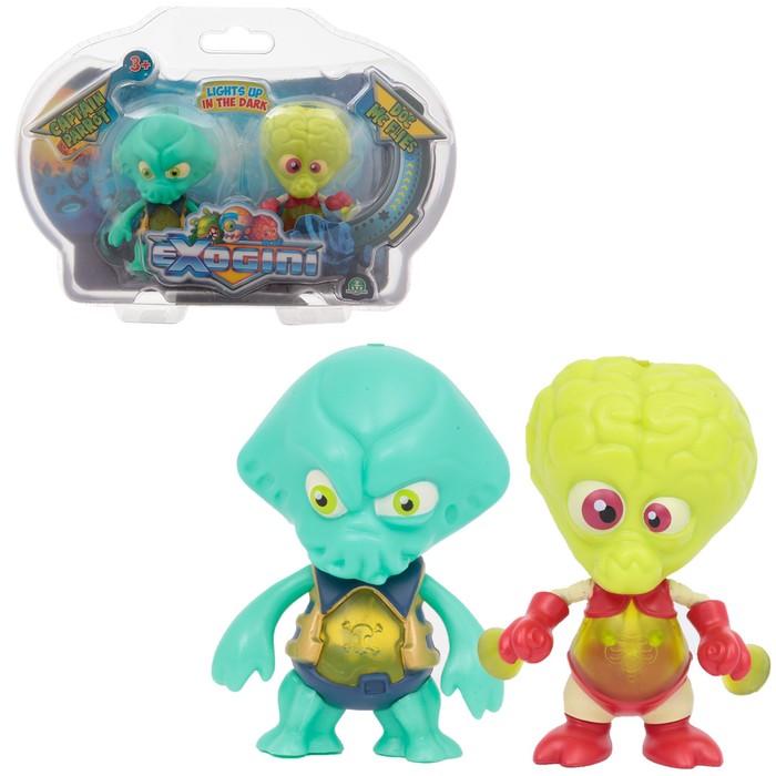 Фигурки в блистере Exogini "Кэптэн Паррот и Док", 2 шт.