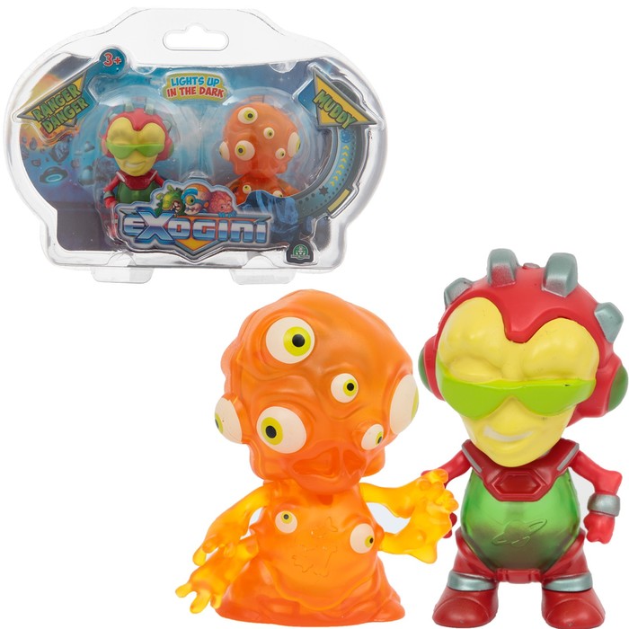 Фигурки в блистере Exogini "Дэнджер Рэнджер и Мадди", 2 шт.