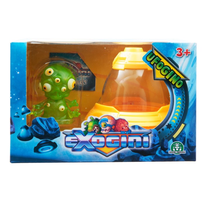 Фигурка с летающей тарелкой Exogini "Гургл"