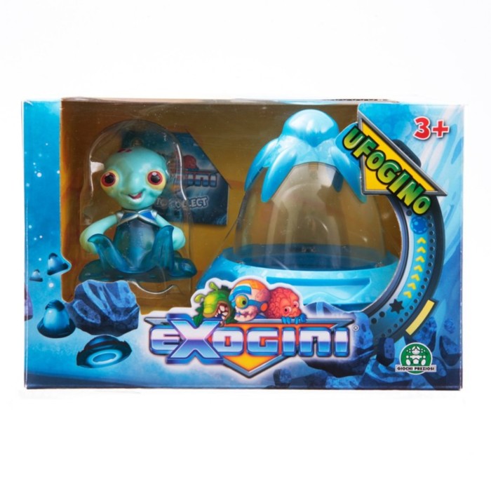 Фигурка с летающей тарелкой Exogini "Октопот"