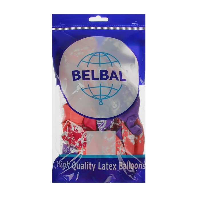 Шар латексный 14" Спасибо за внучку, 25шт., МИКС