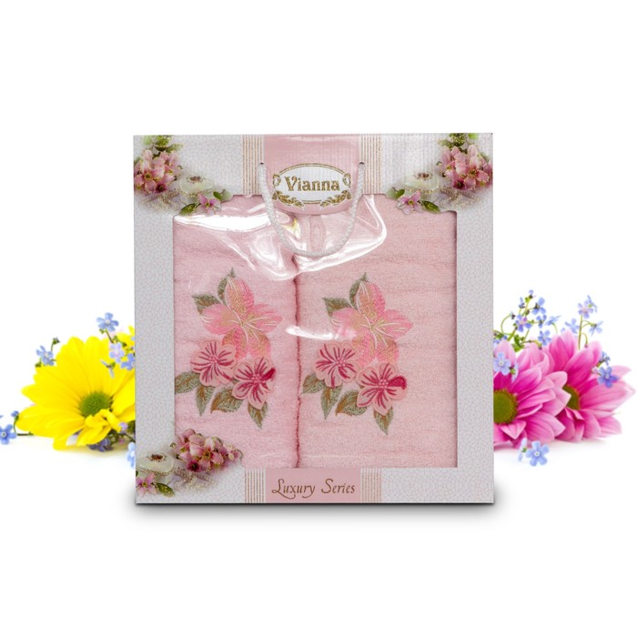 КМП Vianna, размер 50х90 см, 70х140 см, махра 8041-01