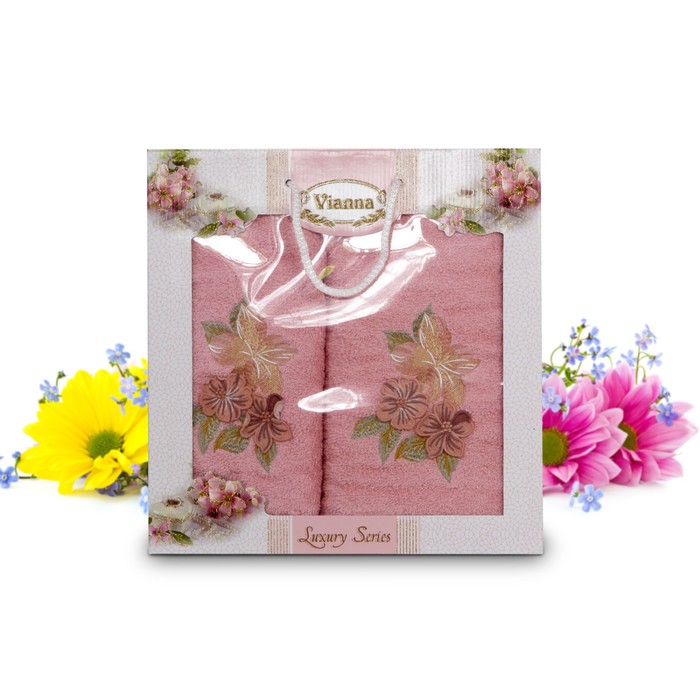 КМП Vianna, размер 50х90 см, 70х140 см, махра 8041-02