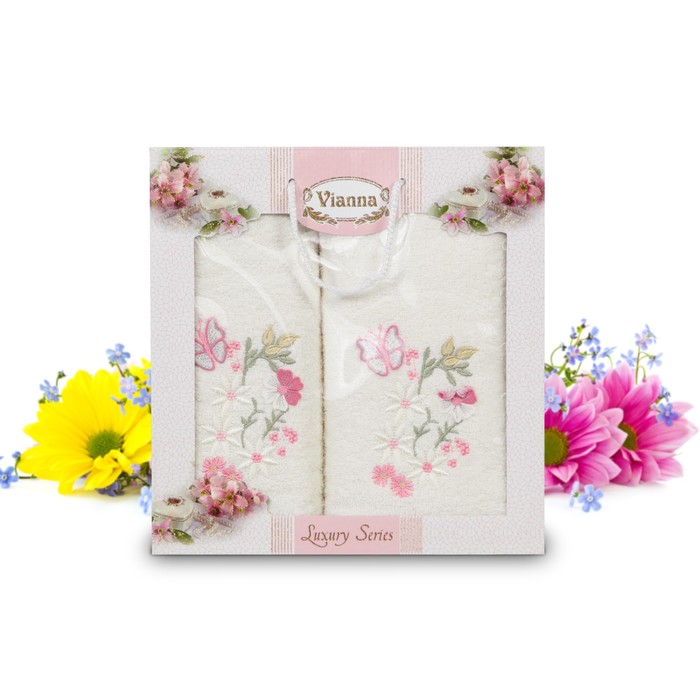 КМП Vianna, размер 50х90 см, 70х140 см, махра 8014-02