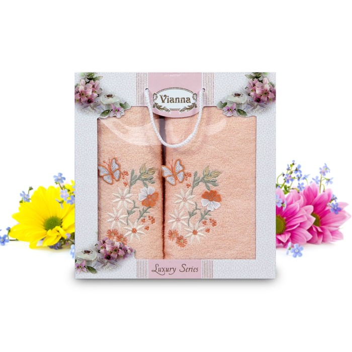 КМП Vianna, размер 50х90 см, 70х140 см, махра 8014-08