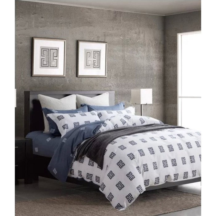 КПБ дуэт, 220х245 см, 160х210 см-2 шт., 50х70 см-2 шт., сатин TPIG5-111