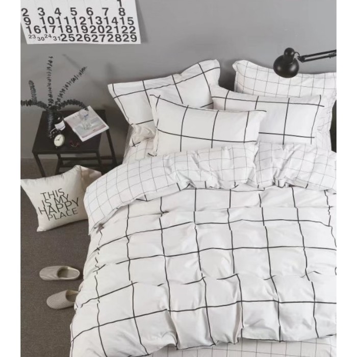 КПБ 2 сп., 220х245 см, 180х210 см, 70х70 см-2 шт., сатин TPIG2-293-70