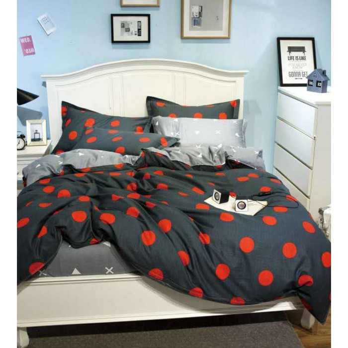 КПБ дуэт, 220х245 см, 160х210 см-2 шт., 50х70 см-2 шт., сатин TPIG5-361