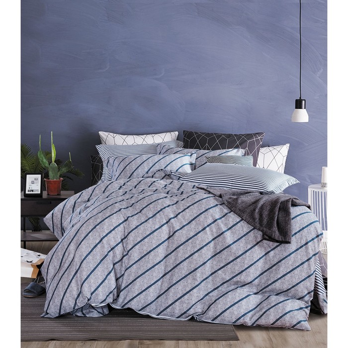 КПБ 2 сп., 220х245 см, 180х210 см, 50х70 см-2 шт., сатин TPIG2-370-50