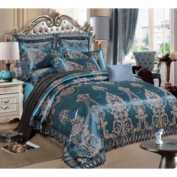 КПБ евро, 230х250 см, 200х220 см, 50х70 см-2 шт., жаккард TJ111-23