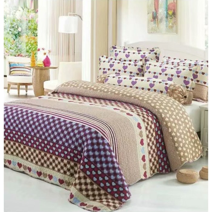 Комплект Pachwork: покрывало 230 × 250 см, наволочки 50 × 70 см - 2 шт