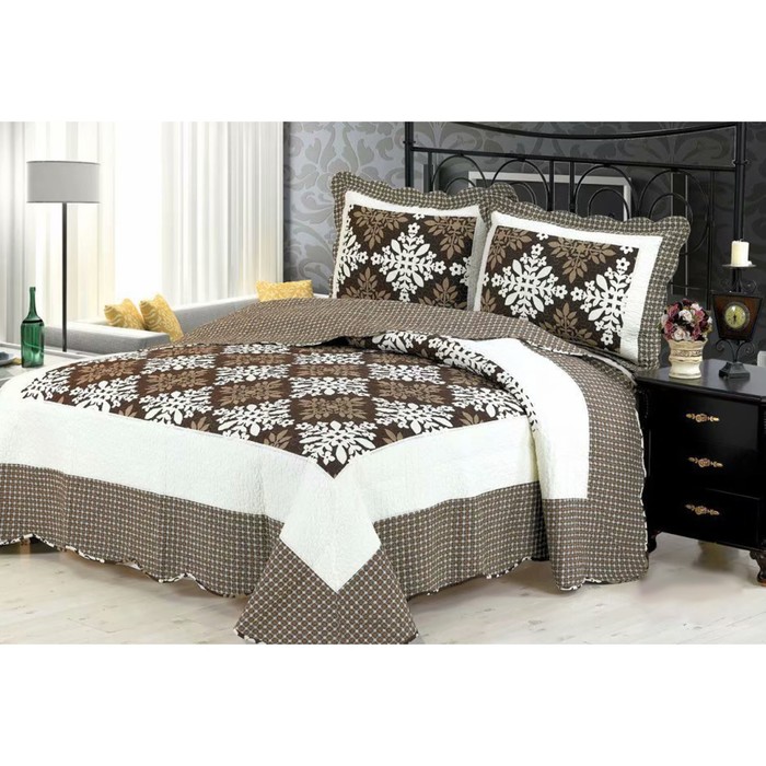 Комплект Pachwork: покрывало 230 × 250 см, наволочки 50 × 70 см - 2 шт