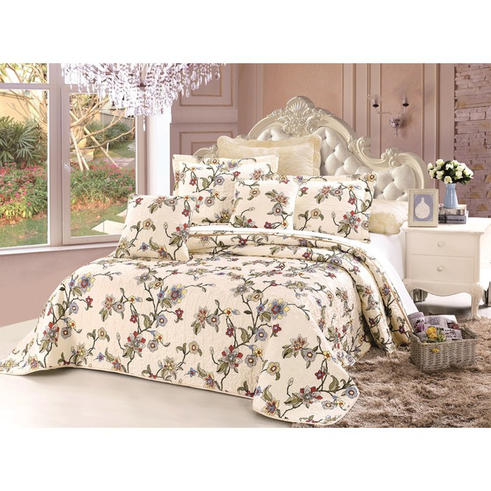 Комплект Madeira: покрывало 240 × 260 см, наволочки 50 × 50 см, 50 × 70 см по 2 шт