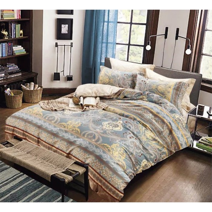 КПБ 1,5 сп, 180х230 см, 150х200 см, 50х70 см, 70х70 см по 1 шт., сатин TPIG4-84