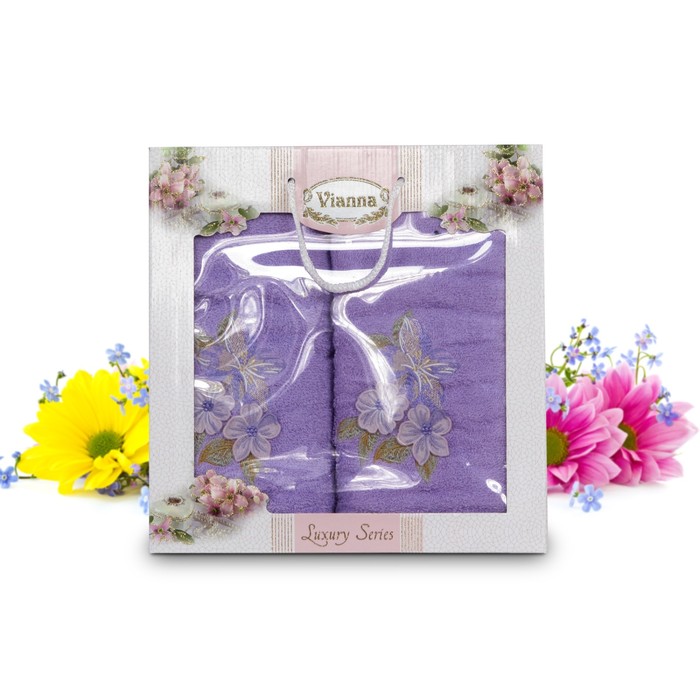 КМП Vianna, размер 50х90 см, 70х140 см, махра 8041-05