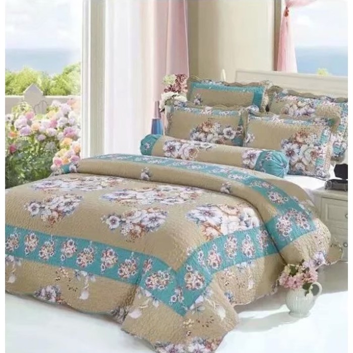 Комплект Pachwork: покрывало 230 × 250 см, наволочки 50 × 70 см - 2 шт