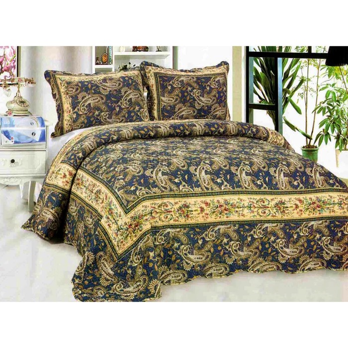 Комплект Pachwork: покрывало 230 × 250 см, наволочки 50 × 70 см - 2 шт