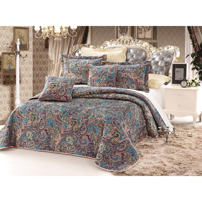 Комплект Madeira: покрывало 240 × 260 см, наволочки 50 × 50 см, 50 × 70 см по 2 шт