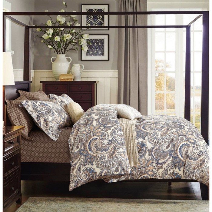 КПБ 1,5 сп, 180х230 см, 150х200 см, 50х70 см, 70х70 см по 1 шт., сатин TPIG4-604