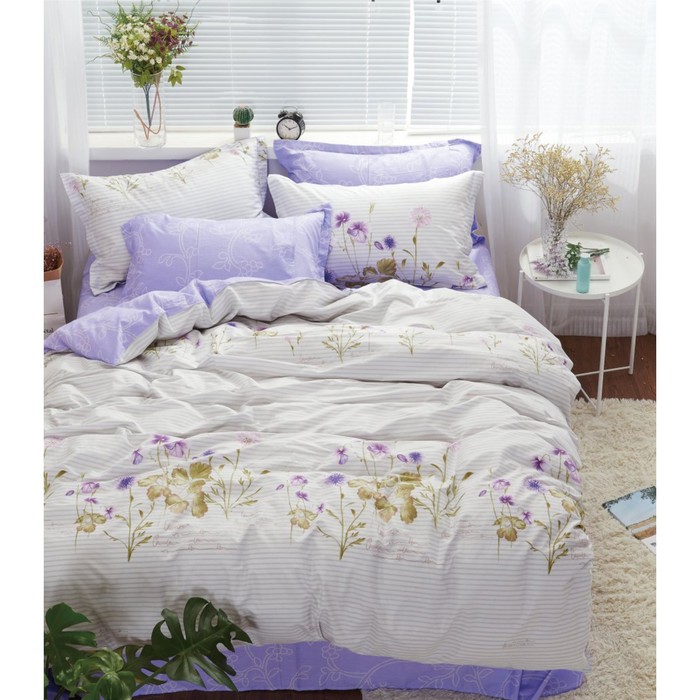 КПБ евро, 230х250 см, 200х220 см, 50х70 см, 70х70 см по 2 шт., сатин TPIG6-397