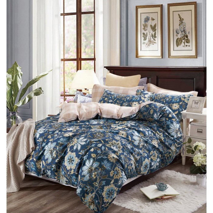 КПБ 1,5 сп, 180х230 см, 150х200 см, 50х70 см, 70х70 см по 1 шт., сатин TPIG4-386