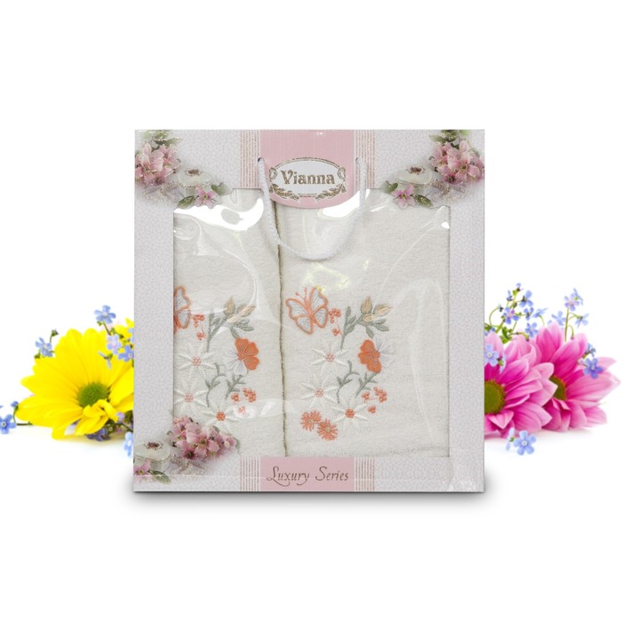 КМП Vianna, размер 50х90 см, 70х140 см, махра 8014-01