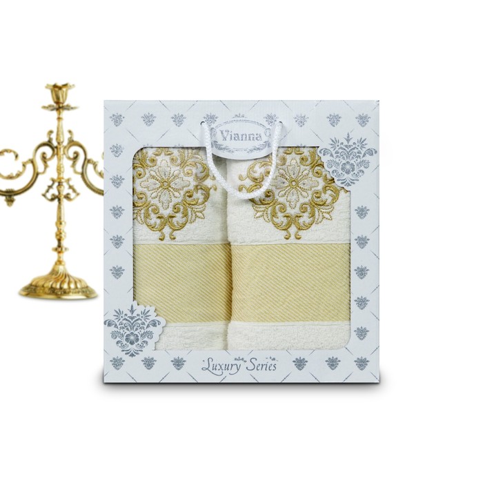 КМП Vianna, размер 50х90 см, 70х140 см, махра 8049-01