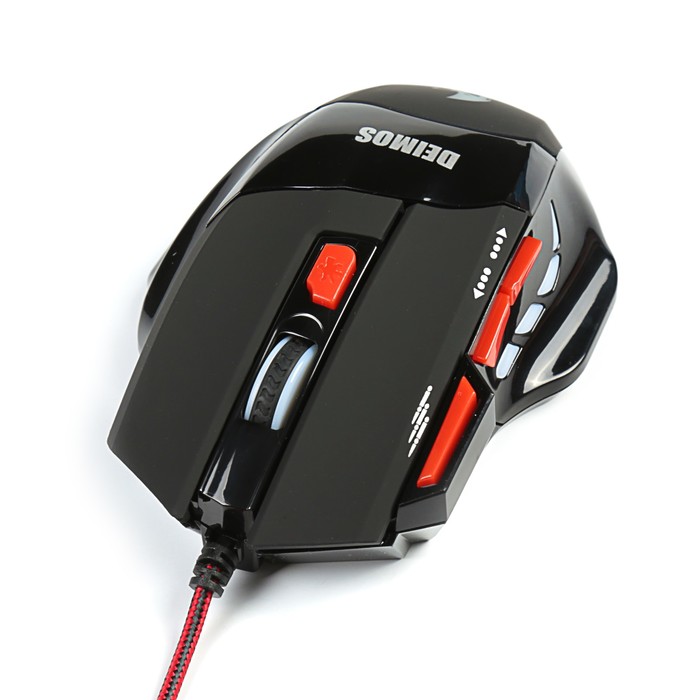 Мышь проводная игровая Jet.A DEIMOS JA-GH30 (1000/1600/2000 dpi,7 кнопок,LED-подсветка, USB)