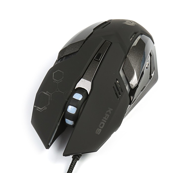 Мышь проводная игровая Jet.A KRIOS JA-GH31(800/1200/1600/2400dpi,6 кнопок,LED-подсветка,USB)