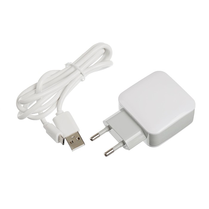 Зарядное устройство Jet.A UC-S18, microUSB, белое