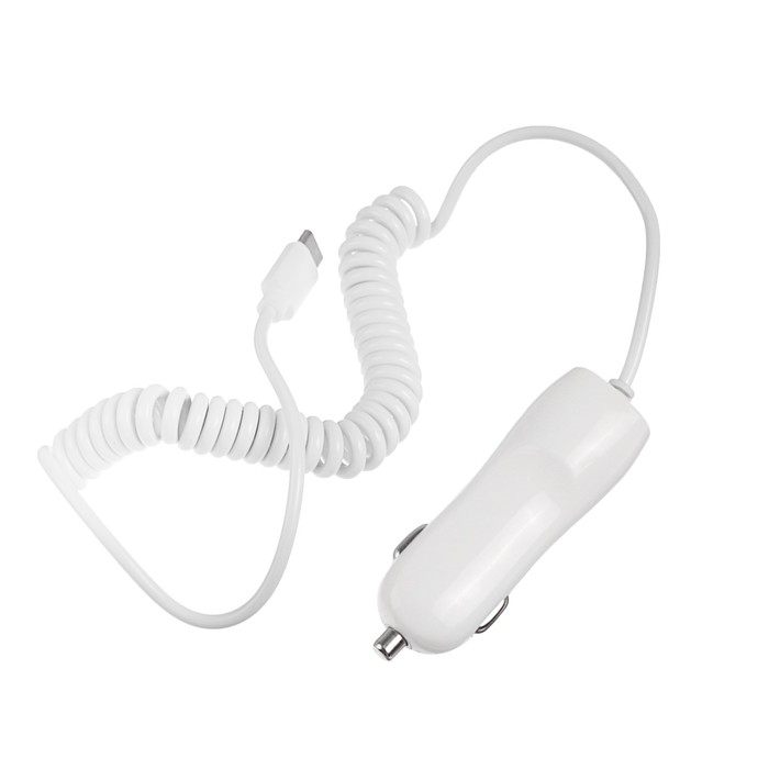 Зарядное устройство автомобильное Jet.A UC-C17, USB TypeC, белое