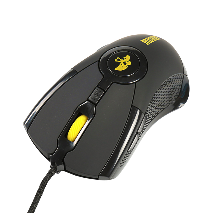 Мышь проводная игровая Jet.A ARROW JA-GH35 чёрная (800/1200/1600/2400 dpi, 6 кнопок, USB)