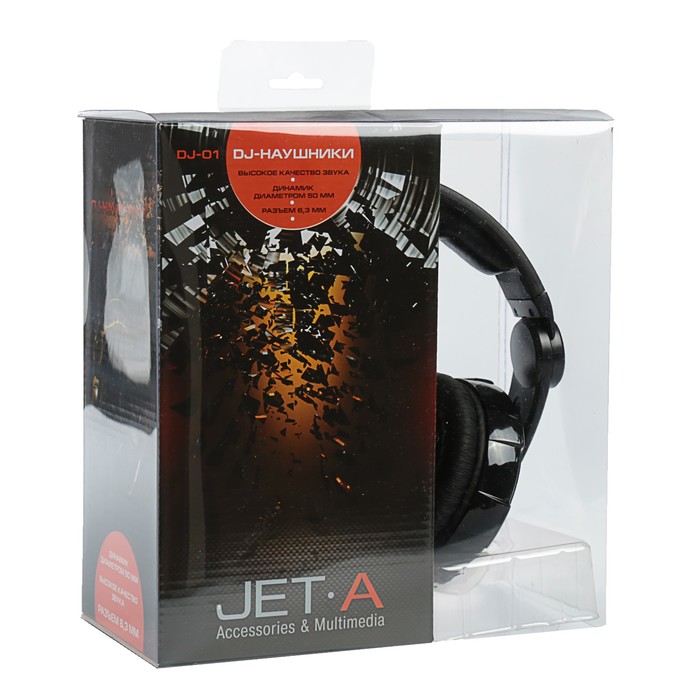 Проводные DJ-стереонаушники Jet.A DJ-01
