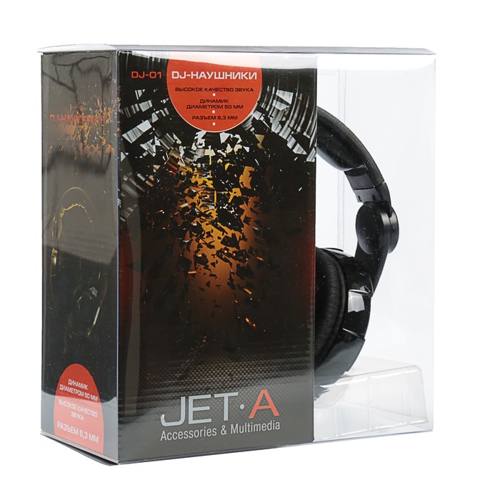 Проводные DJ-стереонаушники Jet.A DJ-01