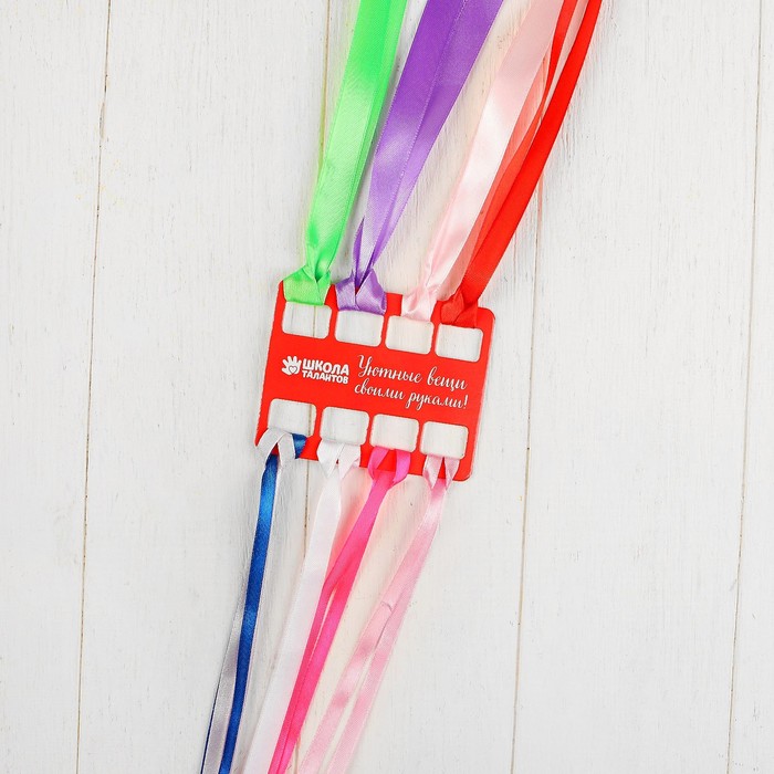 Вышивка лентами на мешочке "Приятного чаепития", 35 х 25 см