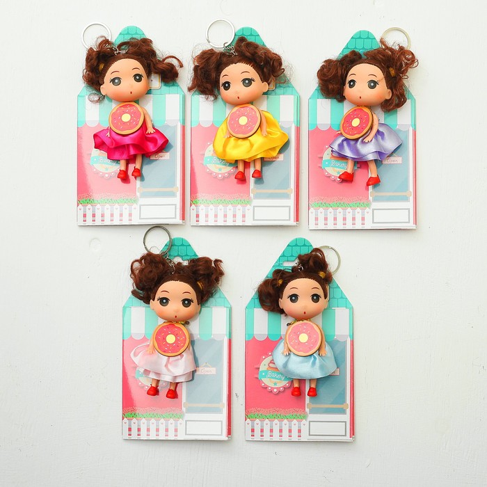 Кукла-подвеска "Алина", 9 см, МИКС