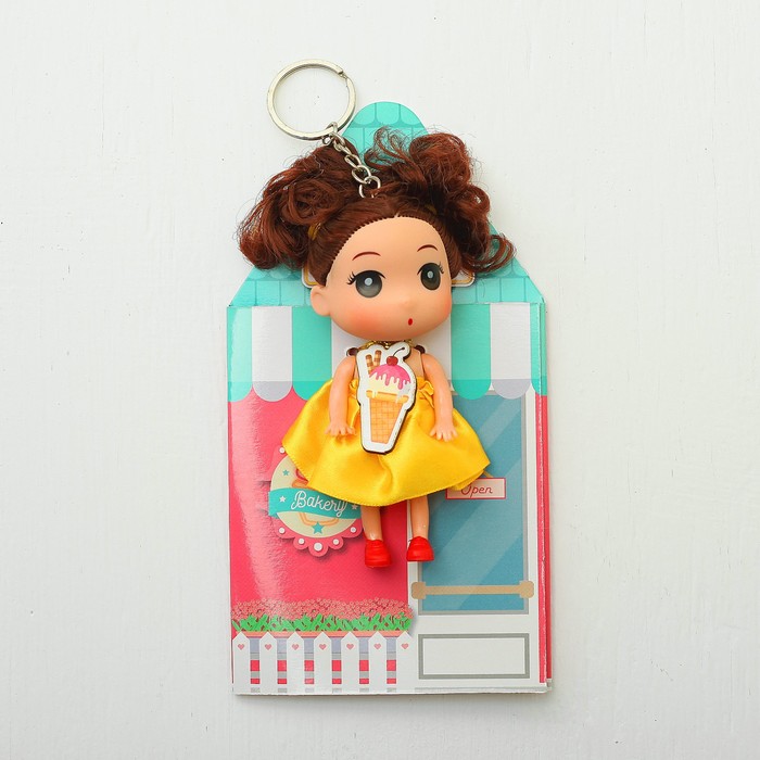 Кукла-подвеска "Настенька", 9 см, МИКС