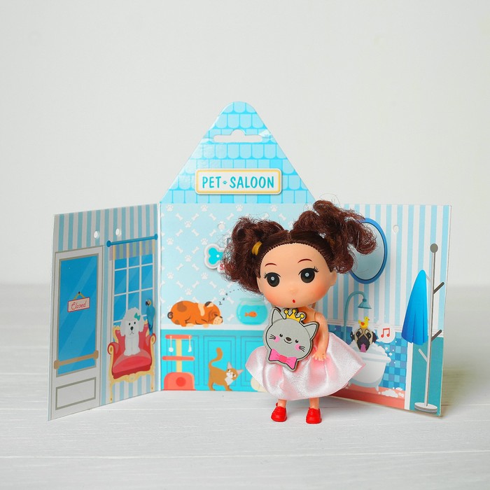 Кукла-подвеска "Иришка", 9 см, МИКС