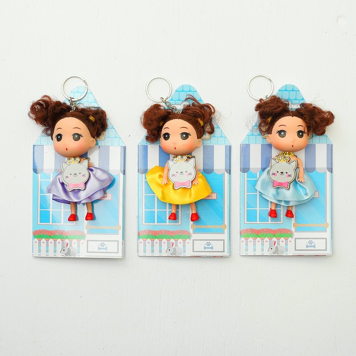 Кукла-подвеска "Иришка", 9 см, МИКС