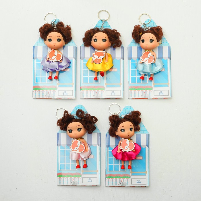 Кукла-подвеска "Маруся", 9 см, МИКС