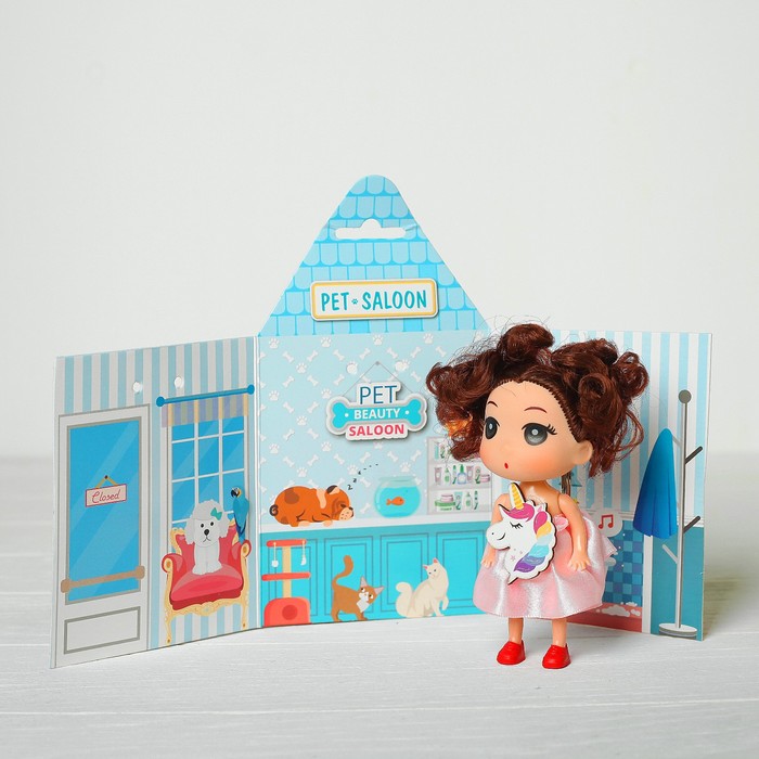 Кукла-подвеска "Юленька", 9 см, МИКС