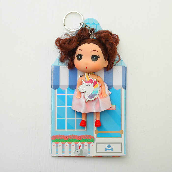 Кукла-подвеска "Юленька", 9 см, МИКС