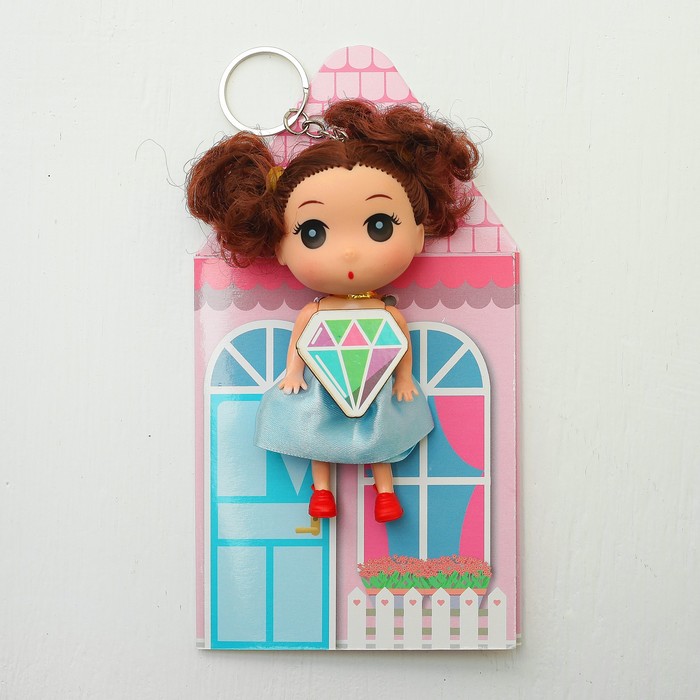 Кукла-подвеска "Анечка", 9 см, МИКС