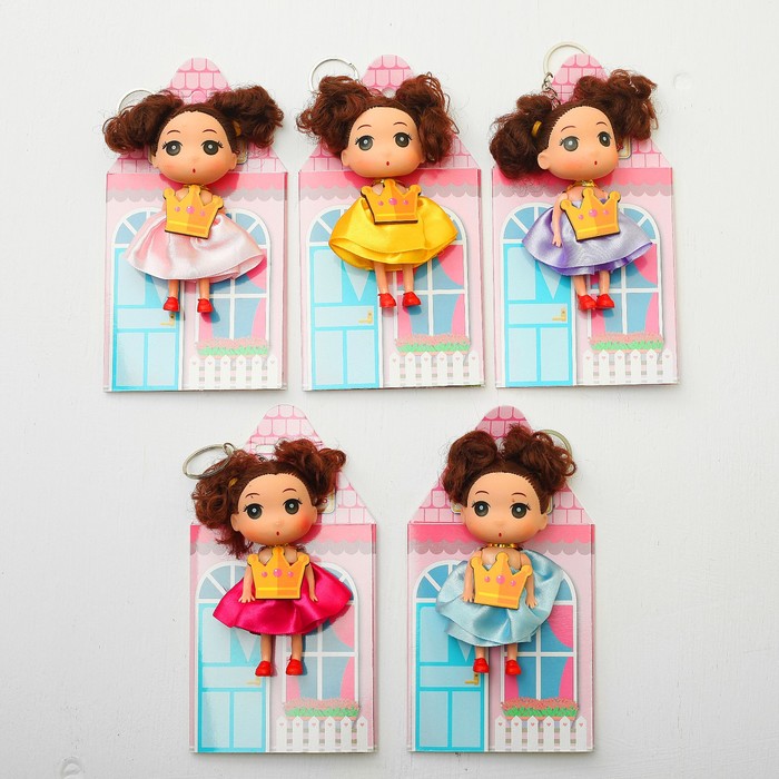 Кукла-подвеска "Алиса", 9 см, МИКС