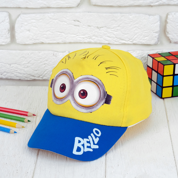 Кепка детская "Bello" Гадкий Я, р-р44-52, 3-5лет МИКС