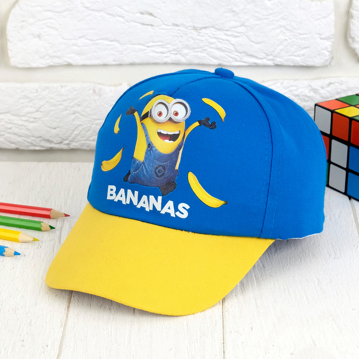Кепка детская "Bananas" Гадкий Я, р-р44-52, 3-5лет